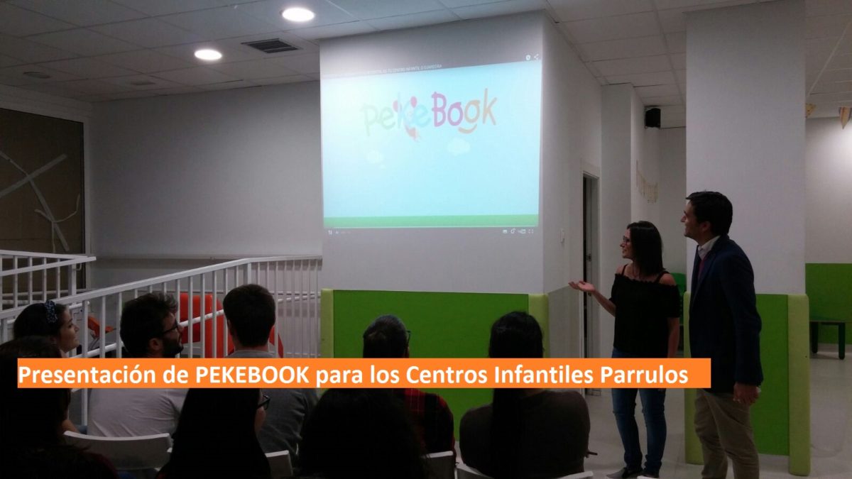 presentación en parrulos de la agenda infantil digital pekebook